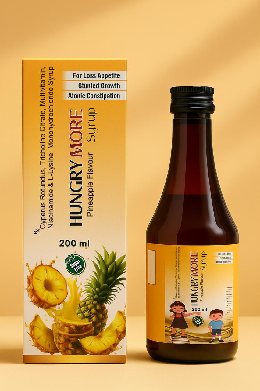 HUNGRY MORE Syrup Pineapple flavour