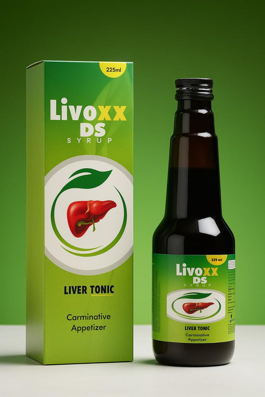 Livoxx DS Syrup – Ayurvedic Liver Tonic for Detox, Digestion Wellness