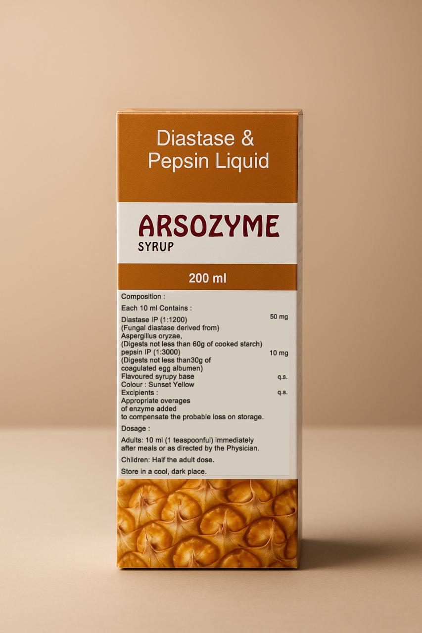 ARSOZYME Syrup – Digestive Enzyme Tonic for Healthy Digestion
